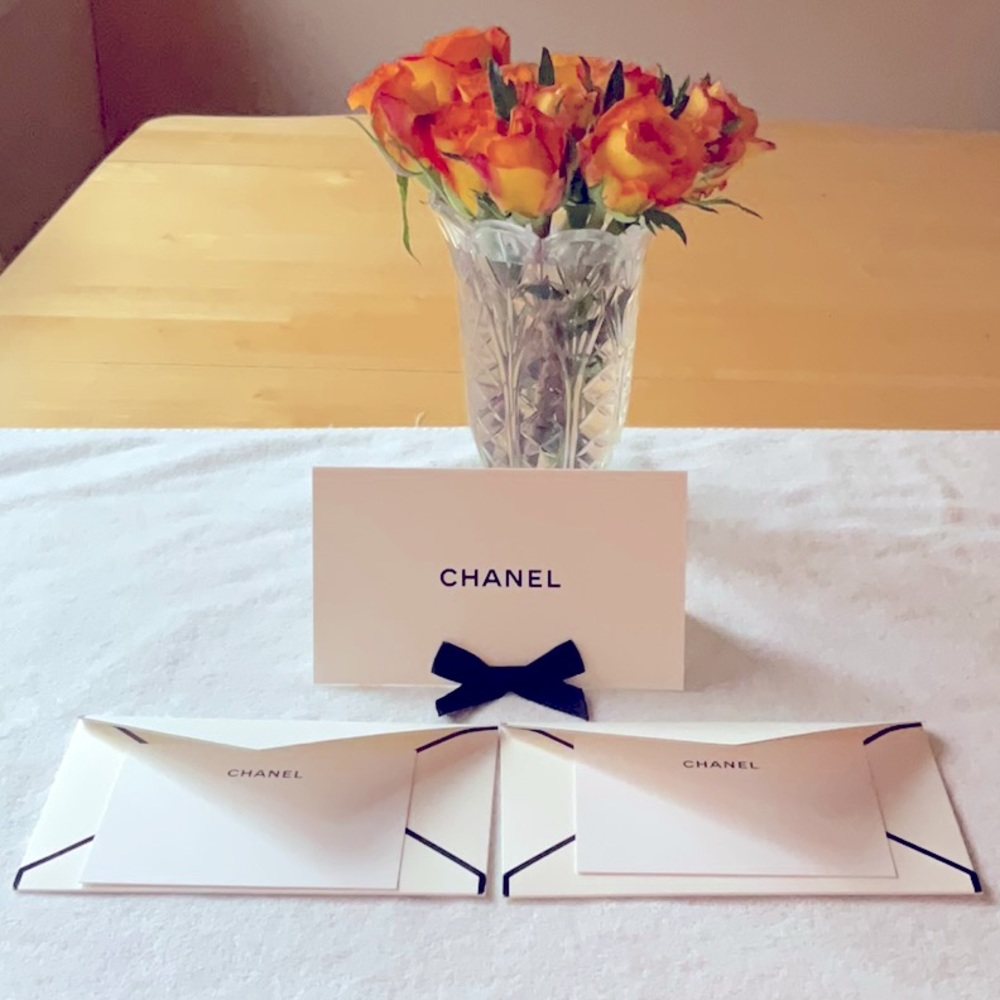 📝🌹📝 CHANEL NOTECARDS 📝🌹📝 NWOT 📝🌹📝